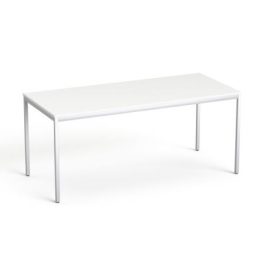   Általános asztal fémlábbal, 75x170 cm, MAYAH "Freedom SV-40", fehér