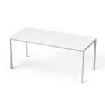 Általános asztal fémlábbal, 75x170 cm, MAYAH "Freedom SV-40", fehér