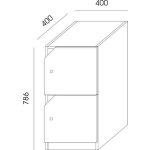 Öltözőszekrény, MAYAH "Freedom SV-212", fehér