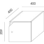 Öltözőszekrény, MAYAH "Freedom SV-213", kőris