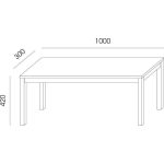 Öltözőpad, MAYAH "Freedom SV-314", kőris
