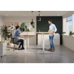 Állítható magasságú íróasztal, 140x80 cm, MAYAH "Freedom SV-302", kőris