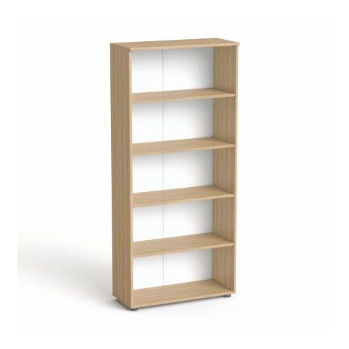 Szekrény, 5 rendező magas, nyitott, polcos, MAYAH "Freedom SV-02", kőris