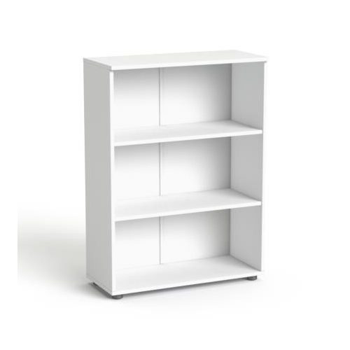 Szekrény, 3 rendező magas, nyitott, polcokkal, MAYAH "Freedom SV-07", fehér