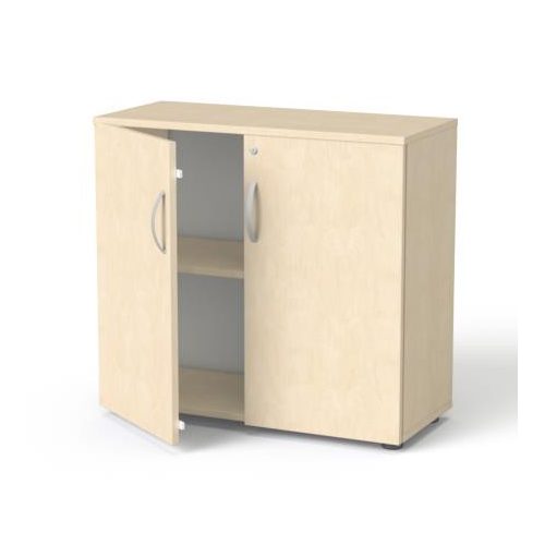 Szekrény, 2 rendező magas, kétajtós, polcokkal, MAYAH "Freedom SV-10", juhar