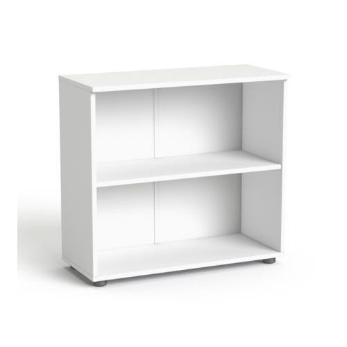 Szekrény, 2 rendező magas, nyitott, polcokkal, MAYAH "Freedom SV-11", fehér