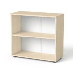 Szekrény, 2 rendező magas, nyitott, polcokkal, MAYAH "Freedom SV-11", juhar