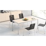 Szekrény, asztalmagas, tolóajtós, polcos, MAYAH "Freedom SV-16", juhar