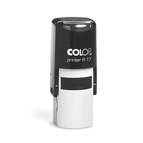 Bélyegző, kör, COLOP " Printer R 17", fekete párna
