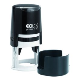   Bélyegző, kör, COLOP "Printer R 40", lila cserepárnával