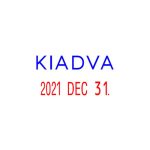 Dátumbélyegző, COLOP "S 160/L", Kiadva