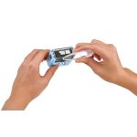 Bélyegző textilhez, kirakós COLOP "Marky", kék ház, fekete párnával