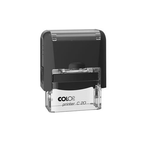 Bélyegző, COLOP "Printer C 20", fekete cserepárnával