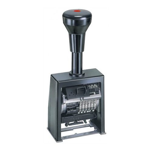 Sorszámbélyegző, automata, műanyag, 6 karakter, 4,5 mm, REINER, "B6K", Antiqua