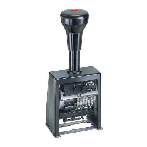 Sorszámbélyegző, automata, műanyag, 6 karakter, 4,5 mm, REINER, "B6K", Block