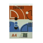 Dokumentumtartó, fali, A4, plexi, álló, ANTRA, átlátszó