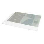 Dokumentumtartó, fali, A4, plexi, álló, ANTRA, átlátszó
