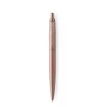 Golyóstoll, 0,7 mm, nyomógombos, rózsaszín klip, rózsaszín tolltest, PARKER, "Royal Jotter XL", kék