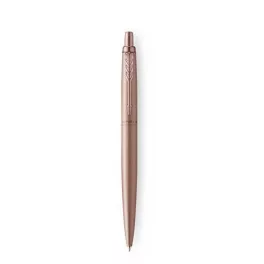   Golyóstoll, 0,7 mm, nyomógombos, rózsaszín klip, rózsaszín tolltest, PARKER, "Royal Jotter XL", kék