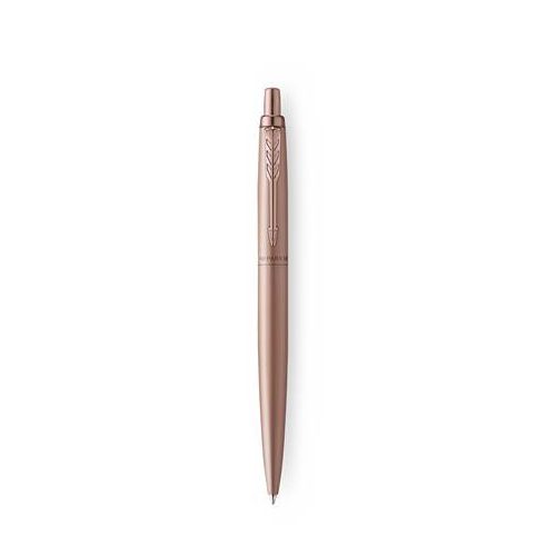 Golyóstoll, 0,7 mm, nyomógombos, rózsaszín klip, rózsaszín tolltest, PARKER, "Royal Jotter XL", kék