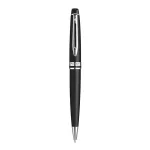 Golyóstoll, 0,7 mm, matt fekete tolltest, ezüst klip, WATERMAN "Expert III", kék