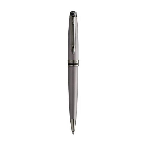Golyóstoll, 0,7 mm, metál ezüst tolltest, ezüst klip, WATERMAN "Expert Special Edition", kék