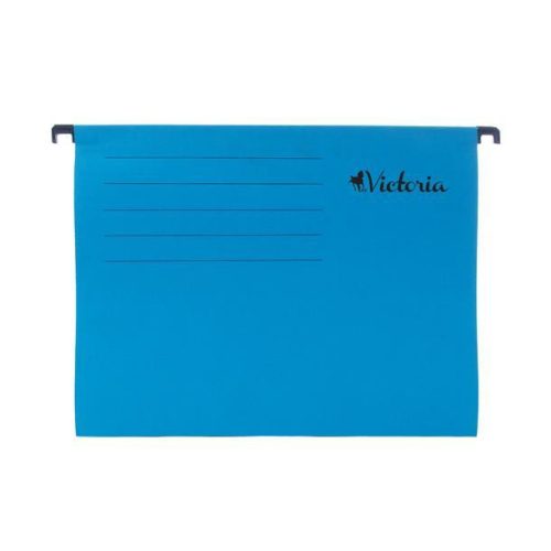 Függőmappa, karton, A4, VICTORIA OFFICE, kék