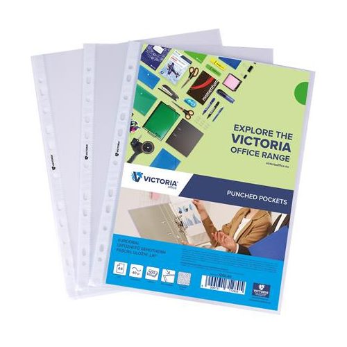 Genotherm, lefűzhető, A4, 40 mikron, narancsos felület, VICTORIA OFFICE