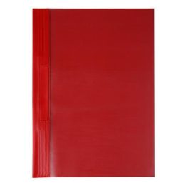   Gyorsfűző, kemény hátlappal, PVC, A4, VICTORIA OFFICE, piros