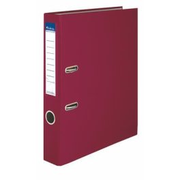   Iratrendező, 50 mm, A4, PP/karton, VICTORIA OFFICE, "Basic", bordó