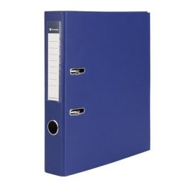   Iratrendező, 50 mm, A4, PP/karton, VICTORIA OFFICE, "Basic", tengerészkék