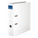 Iratrendező, 75 mm, A4, PP/karton, élvédő sínnel, VICTORIA OFFICE, "Basic", fehér