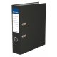 Iratrendező, 75 mm, A4, PP/karton, élvédő sínnel, VICTORIA OFFICE, "Basic", fekete