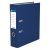 Iratrendező, 75 mm, A4, PP/karton, élvédő sínnel, VICTORIA OFFICE, "Basic", sötétkék