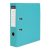 Iratrendező, 75 mm, A4, PP/karton, élvédő sínnel, VICTORIA OFFICE, "Basic", türkiz