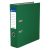 Iratrendező, 75 mm, A4, PP/karton, élvédő sínnel, VICTORIA OFFICE, "Basic", zöld