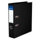 Iratrendező, 75 mm, A4, PP/PP, élvédő sínnel, VICTORIA OFFICE, "Premium", fekete