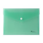 Irattartó tasak, A5, PP, patentos, VICTORIA OFFICE, zöld