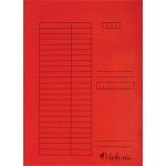 Gyorsfűző, karton, A4, VICTORIA OFFICE, piros