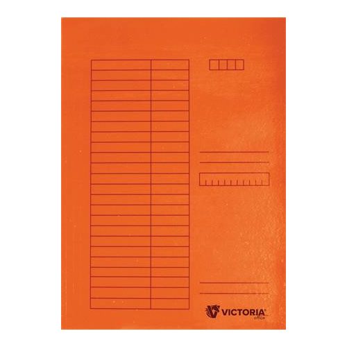 Gyorsfűző, karton, A4, VICTORIA OFFICE, narancs