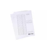 Pólyás dosszié, karton, A4, VICTORIA OFFICE, fehér