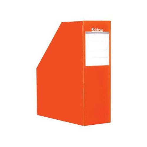 Iratpapucs, karton, 90 mm, VICTORIA OFFICE, narancs