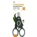Olló, konyhai, 22 cm FISKARS "Functional ReNew", fekete