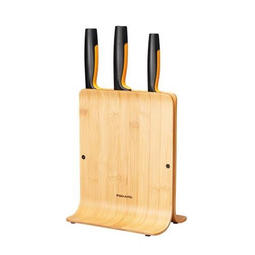 Késblokk, bambusz, 3 késes, FISKARS "Functional Form™"
