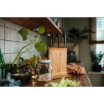 Késblokk, bambusz, 3 késes, FISKARS "Functional Form™"