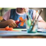 Olló, gyakorló, óvodai, FISKARS, piros