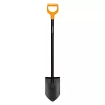 Ásó, hegyes, FISKARS "Solid", fekete