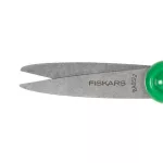 Olló, iskolai, 15 cm, FISKARS, zöld