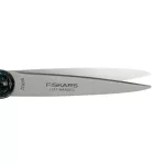 Olló, ifjúsági, 20 cm, balkezes, FISKARS, foltos pávakék