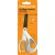 Olló, általános, tapadásmentes, 21 cm, FISKARS "Titanium", fehér